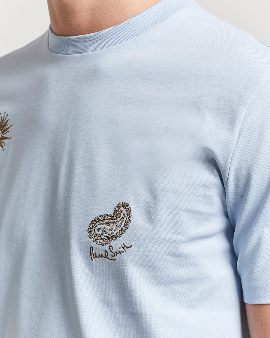 Paul Smith Embroidered T-Shirt Light Blue