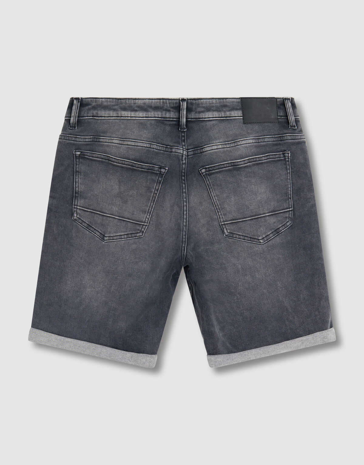Denim Short Donkergrijs