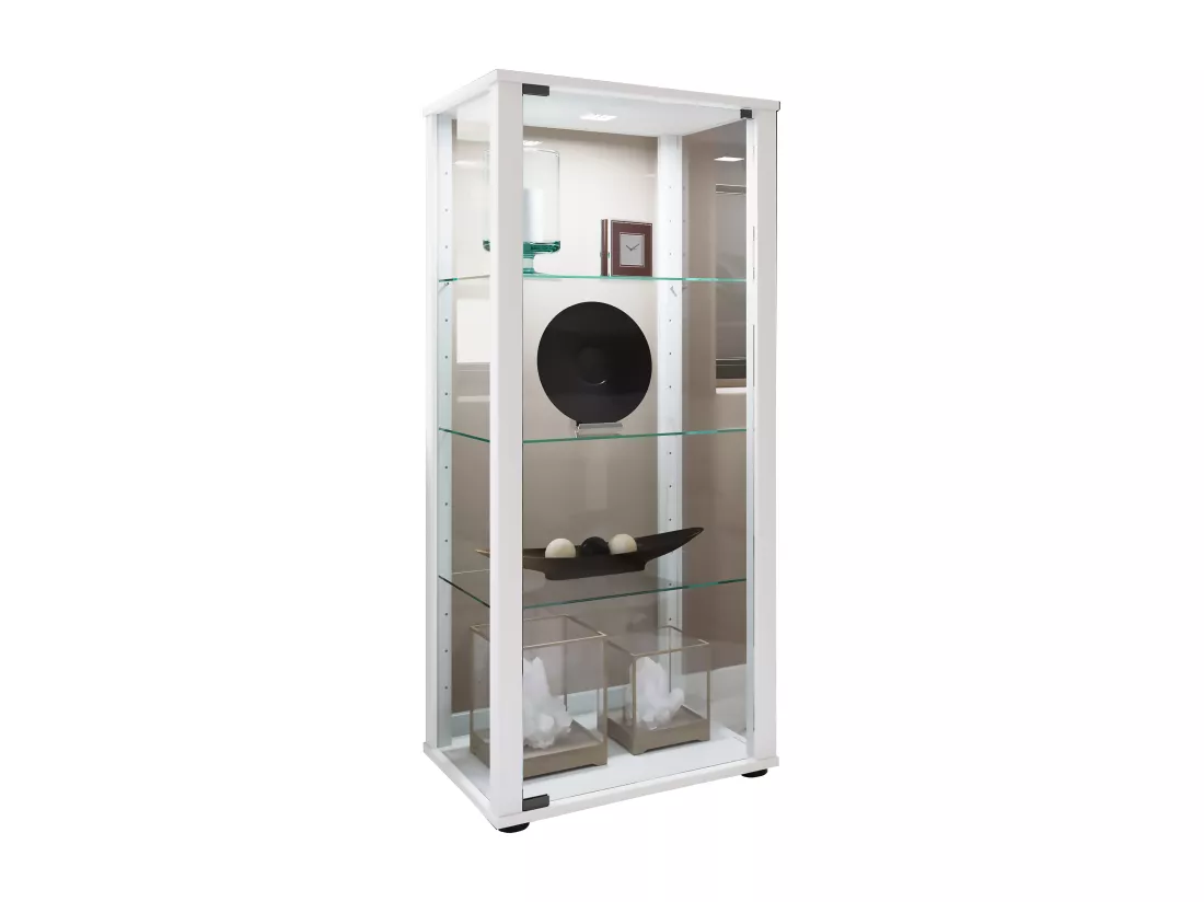 Vitrine de collection en bois et en verre Kavisa M