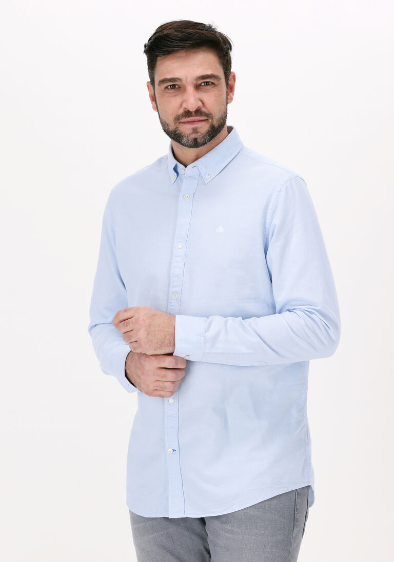 SCOTCH & SODA lichtblauwe scotch & soda casual overhemd regular fit shirt