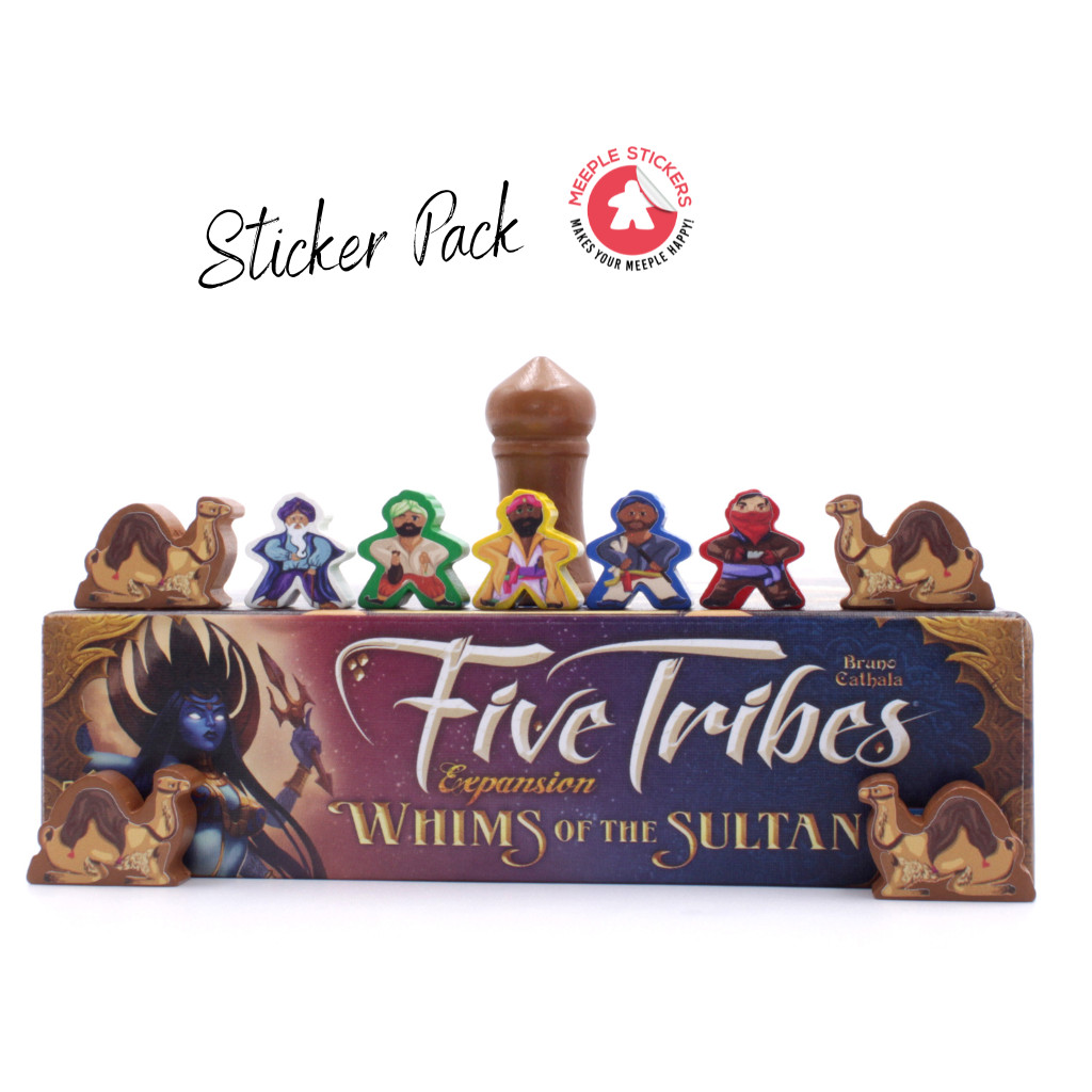 Five Tribes - Les Caprices du Sultan - Set d'autocollants
