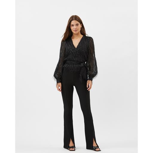 Moves Patti Langærmet Bluse, Sort, 34