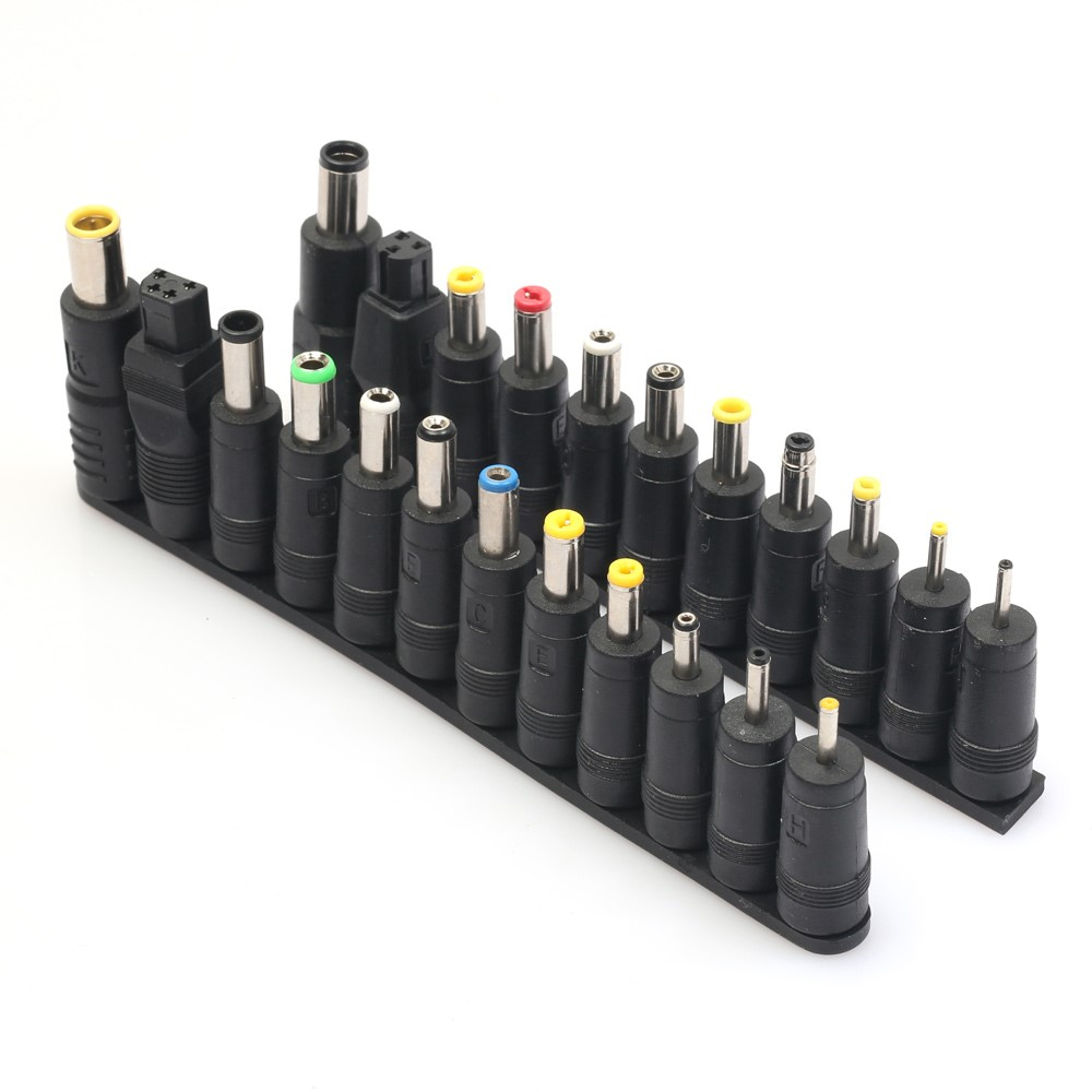 (23-tlg. Set) Laptop / Notebook Ladeanschluss Adapter Konverter mit 5.5x2.1mm Anschluss