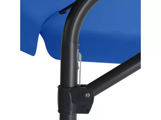 Parasol d'extérieur avec mât bleue 02_0008190