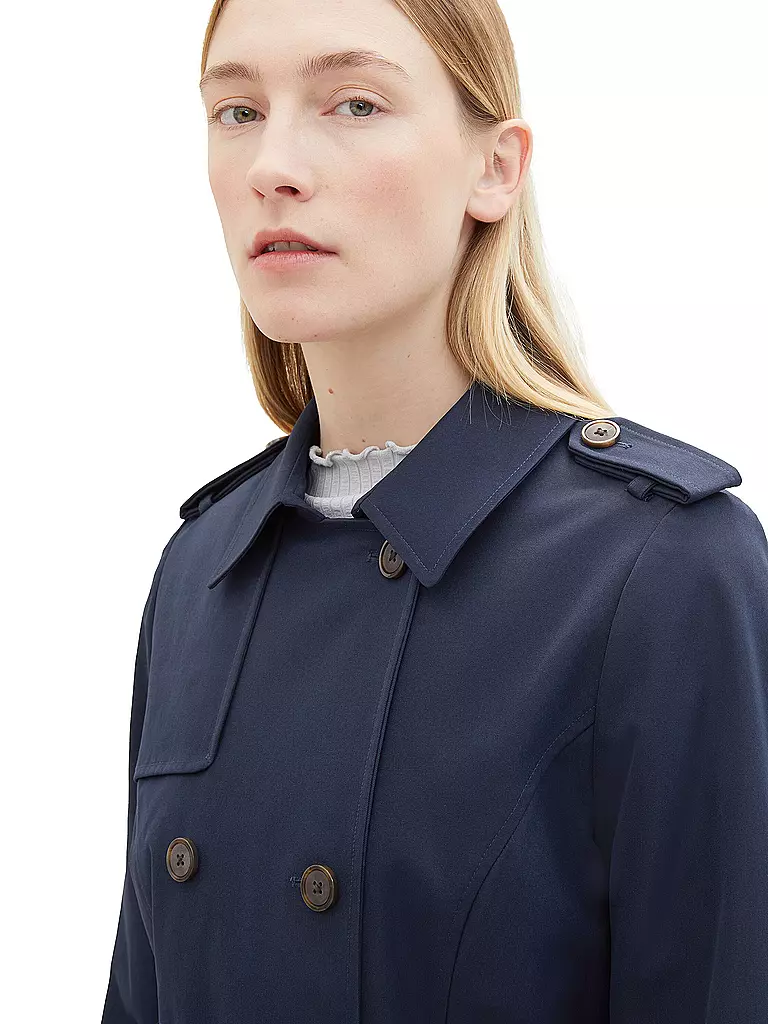 TOM TAILOR Trenchcoat  blau