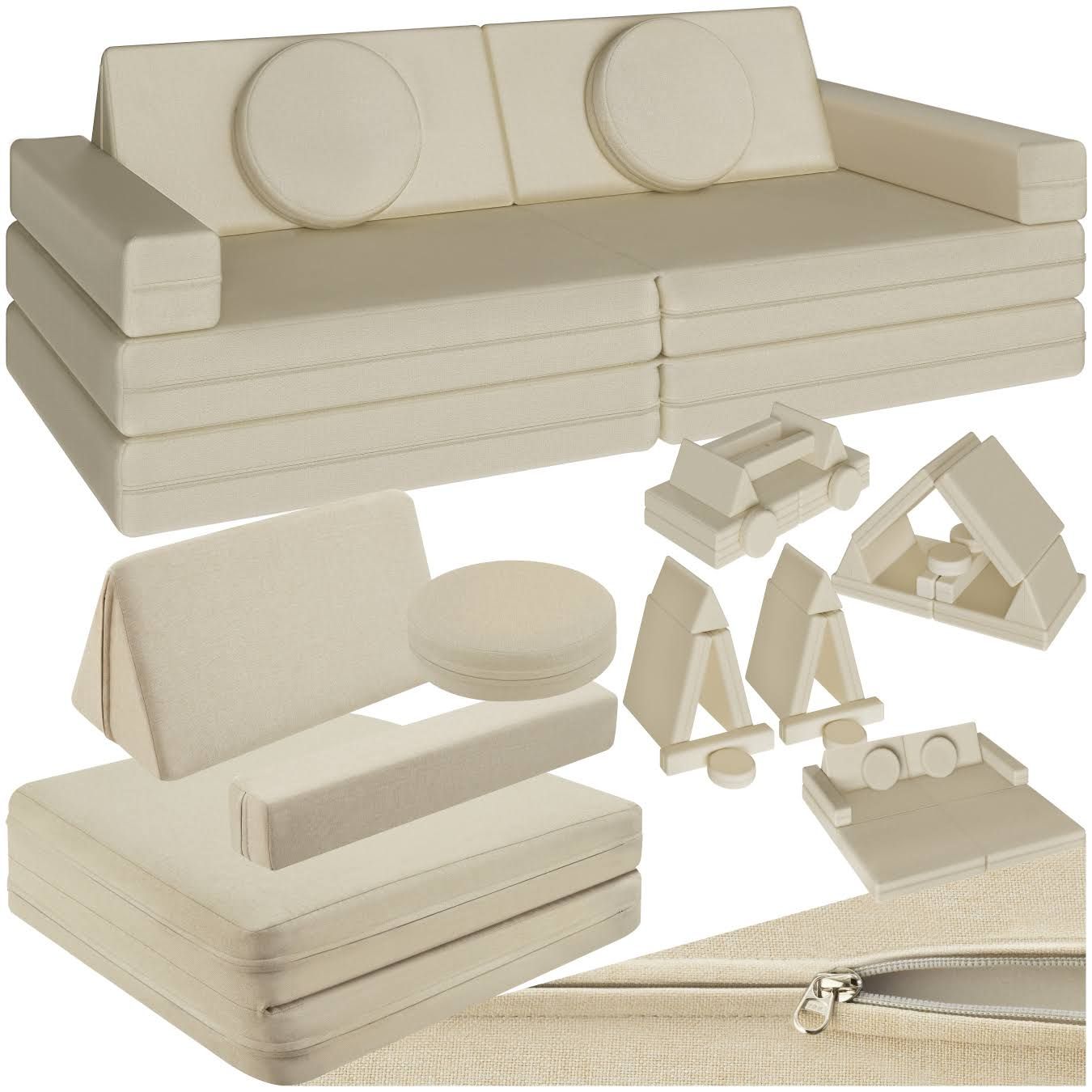 tectake Spielsofa Lilly 8-teilig