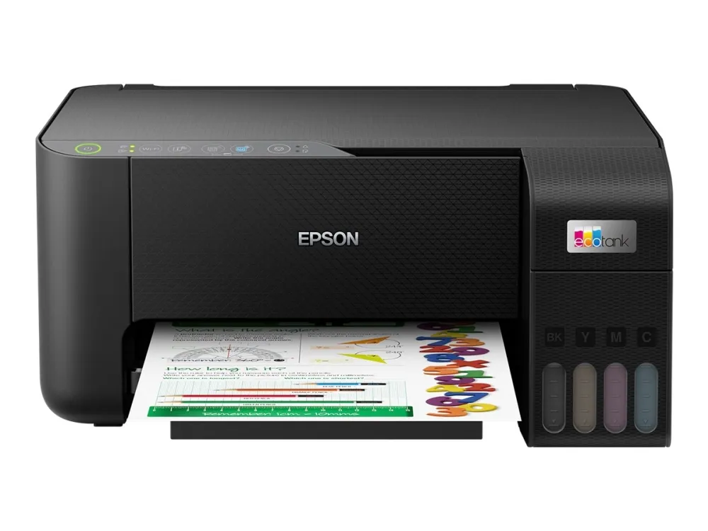 [OUTLET] - Epson EcoTank ET-2812 - Multifunktionsprinter - farve - blækprinter - kan genopfyldes - A4 (medie) - op til 10 spm (udskriver) - 100 ark - Wi-Fi - sort