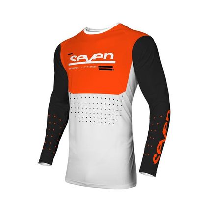 Maillot cross Seven VOX APERTURE ENFANT - Blanc / Orange