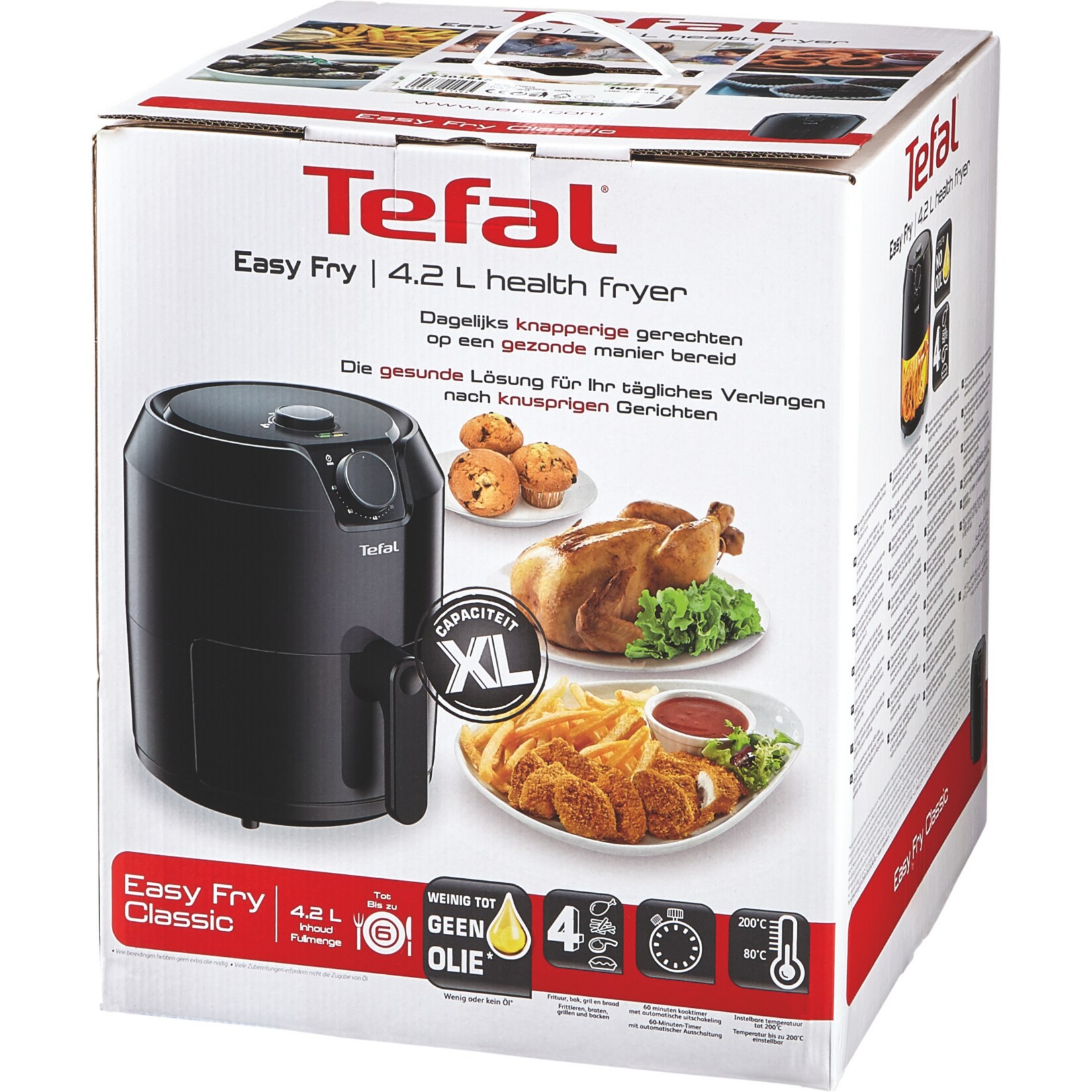 Tefal Heißluftfritteuse Easy Fry Classic EY2018