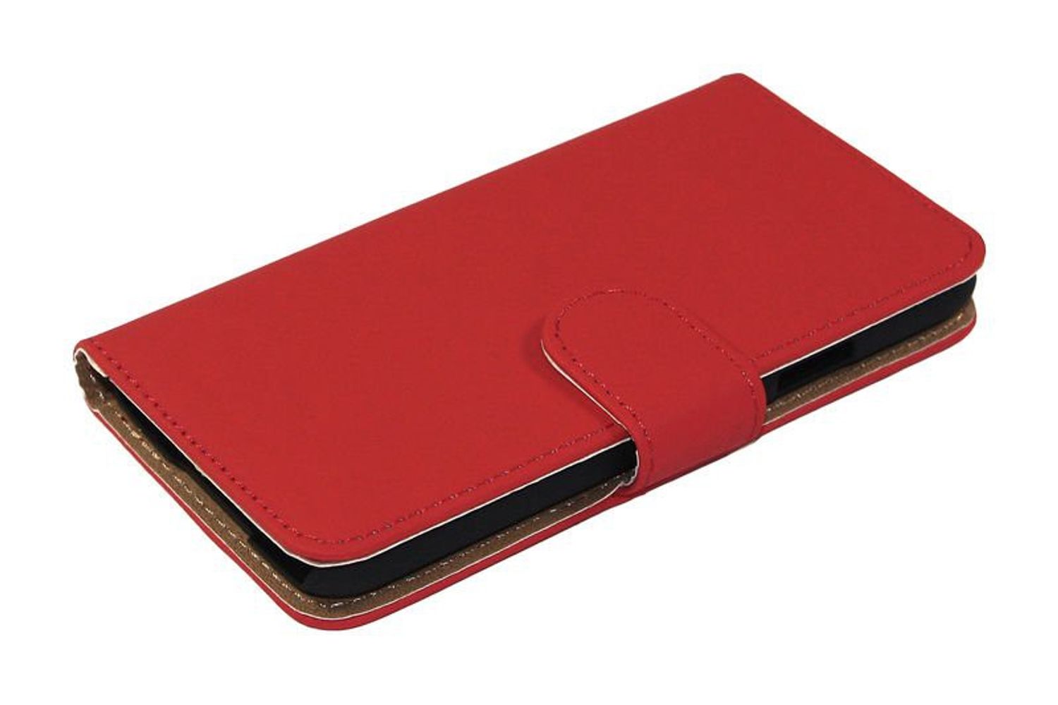Schutzhülle Handytasche (Flip Quer) für Handy Apple iPhone 5 / 5s Rot