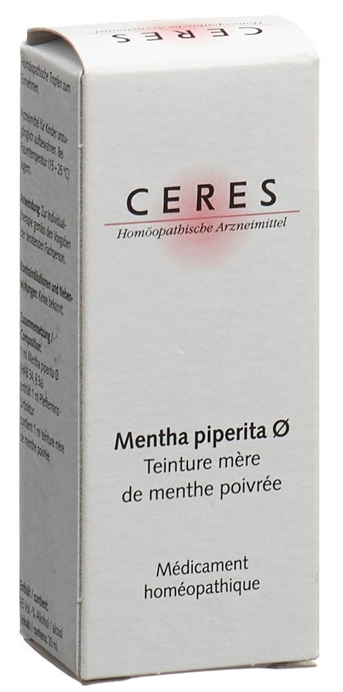 CERES Mentha piperita Urtinkt Fl 20 ml