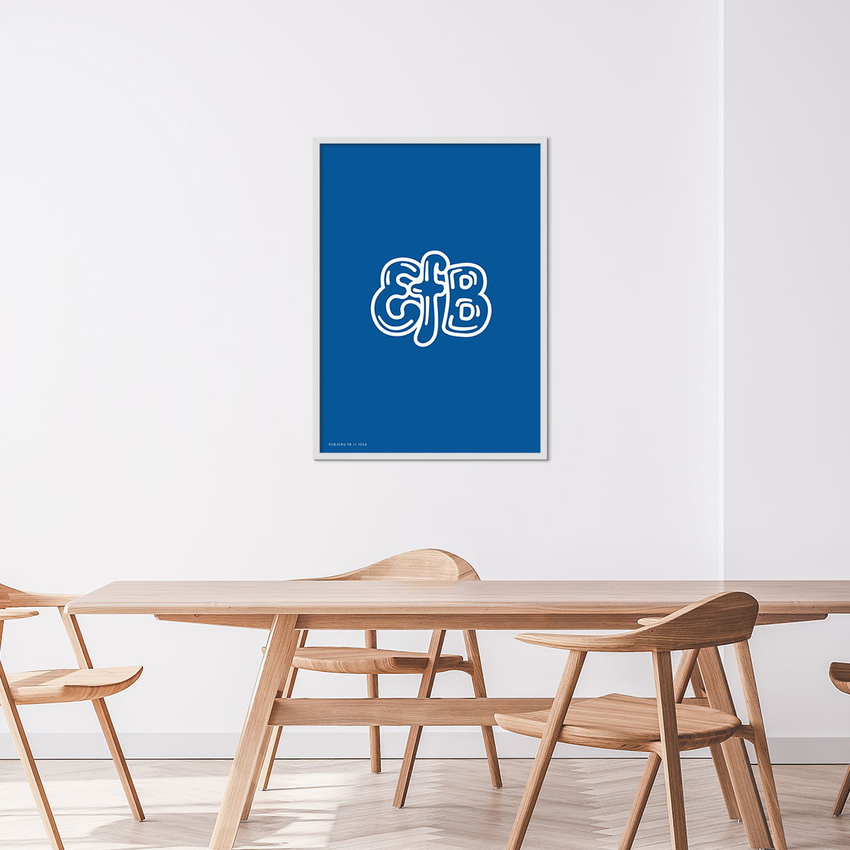 Esbjerg fB Plakat Logo 50x70 cm