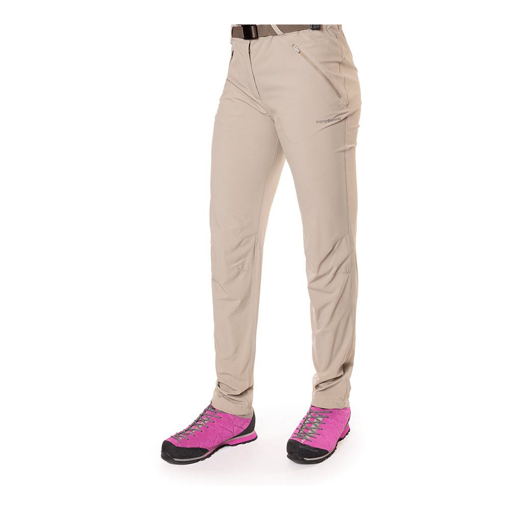 Trangoworld BIROS - Pantalon Femme aluminium
