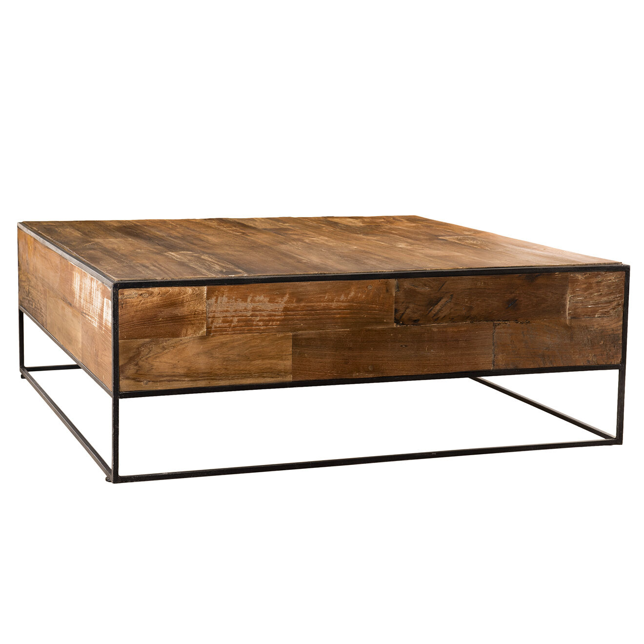 Macabane Table basse Sixtine teck - 100x100x36 cm
