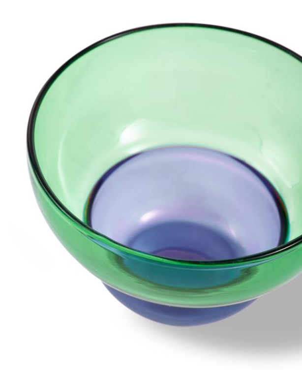 POLSPOTTEN Mizu Kiri glazen 22cl set van 2 donkerblauw