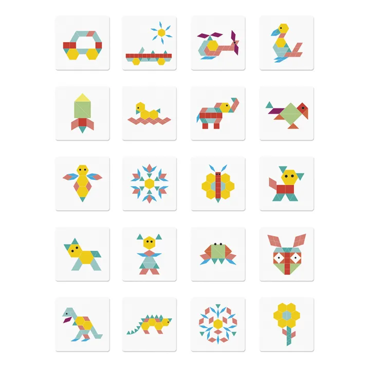 Janod Puzzle magnétique Géométrique