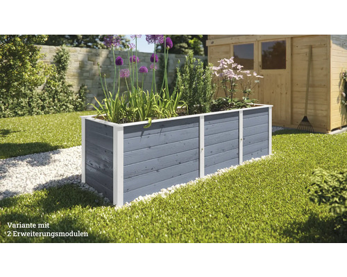 Uitbreidingsset voor verhoogd bed weka Modulair 67 x 69 x 69 cm grijs