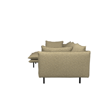 KARWEI hoekbank Gayle taupe met verlenging links