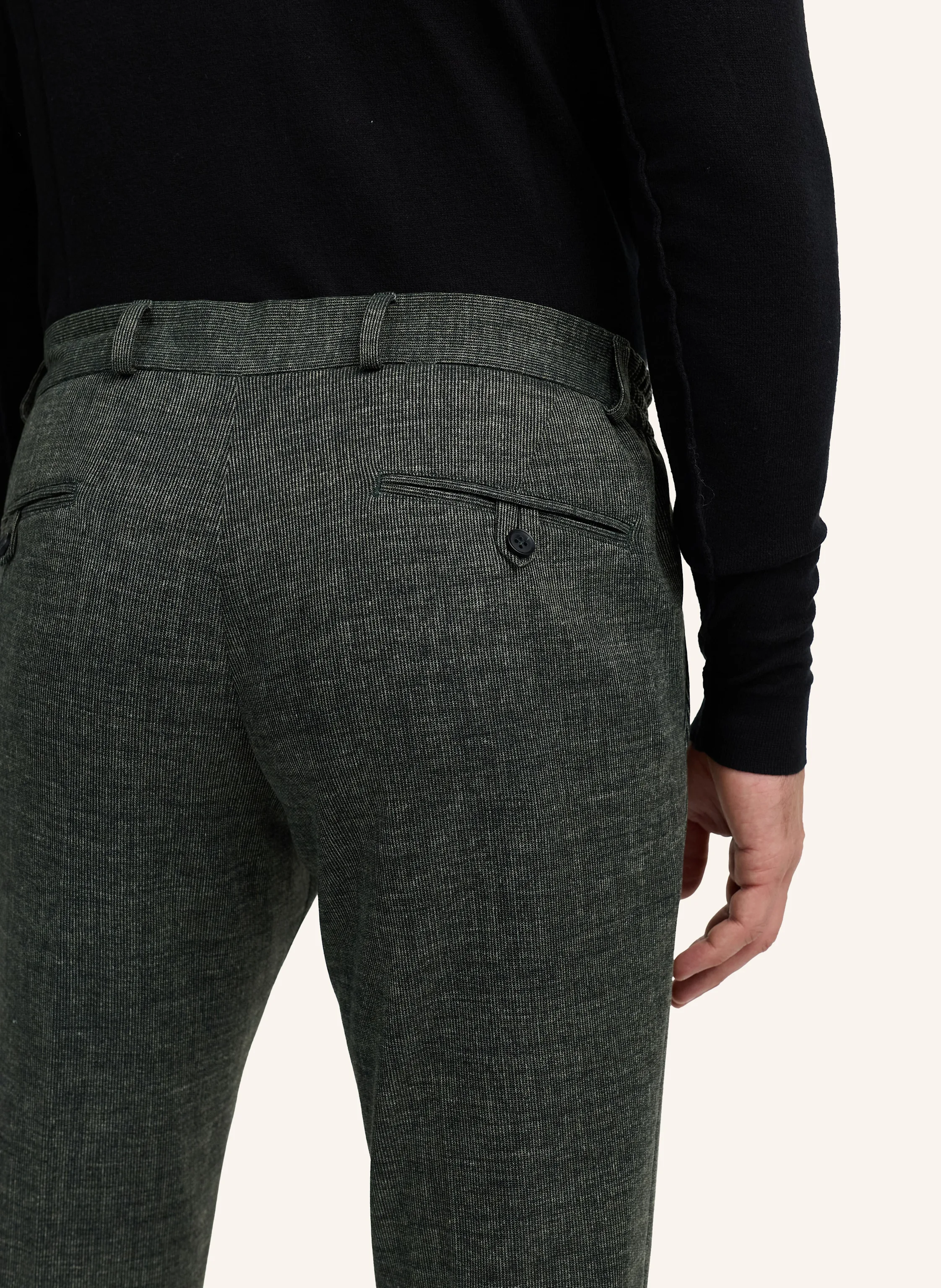 ZUITABLE Anzughose DISPARTAFLEX Slim Fit aus Jersey
