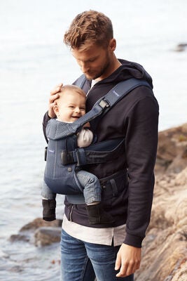 BabyBjörn One Air Bæresele 3D Mesh, Navy Blue