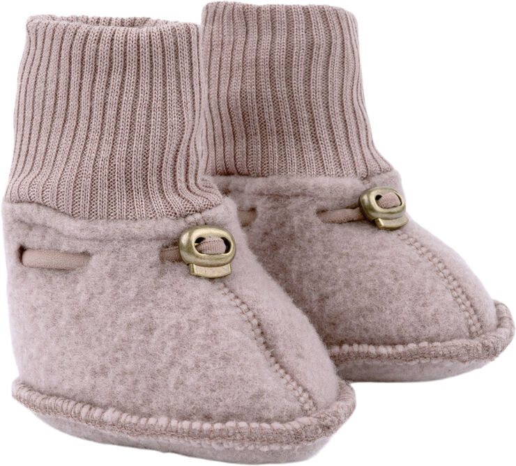 Mikk-Line Wool Footies Twilight mauve