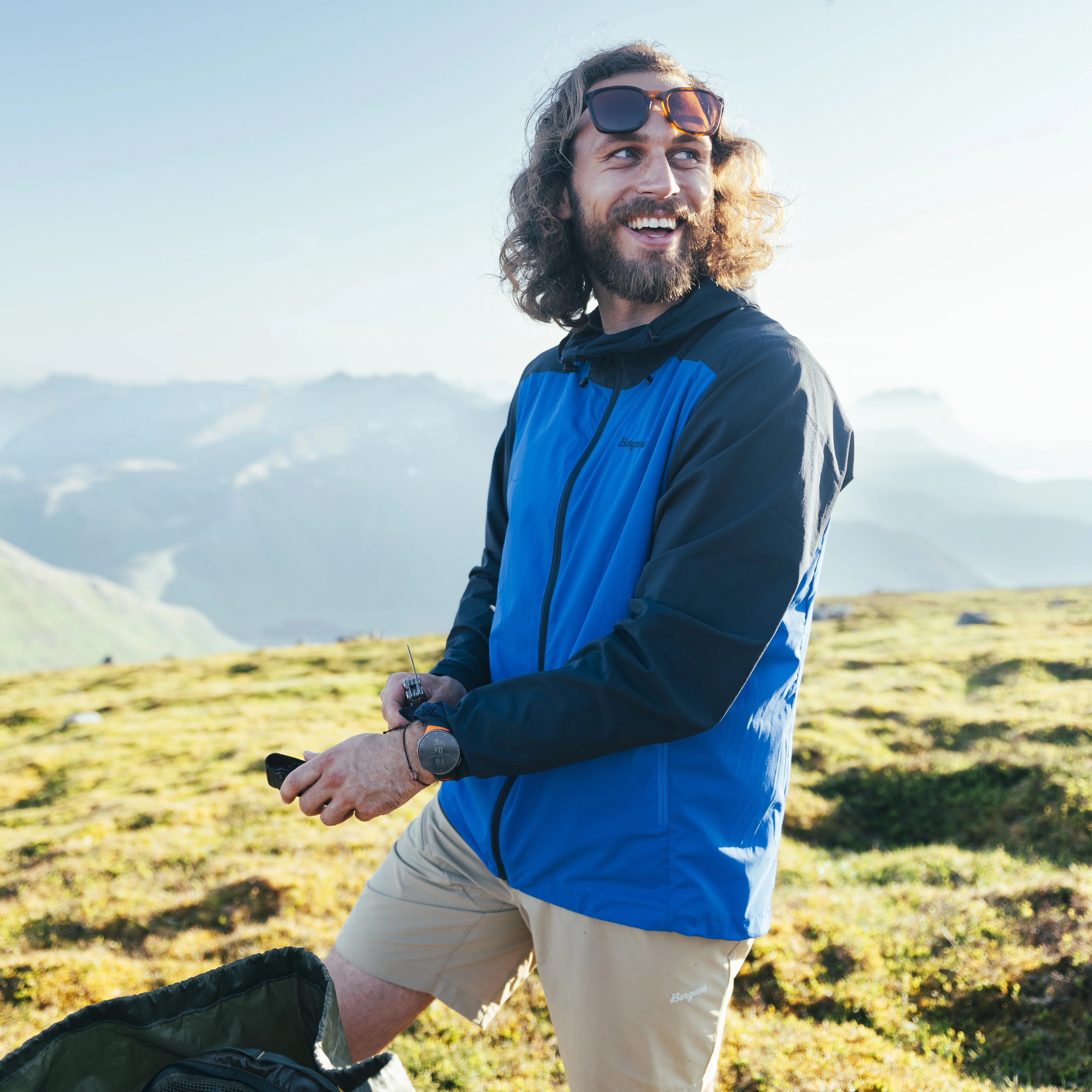 Rabot Light Softshell Shorts Men Warm Sand