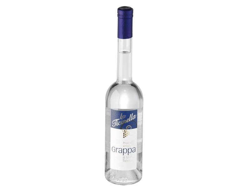La Ticinella Grappa Nostrana 0.5 l Aromatischer Weinbrand aus der Schweiz