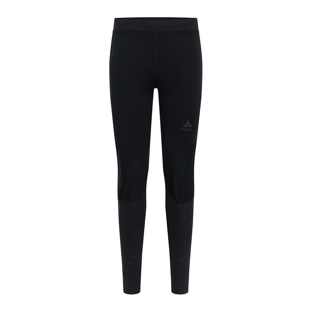Odlo ZEROWEIGHT WARM REFLECTIVE - Collant Homme black