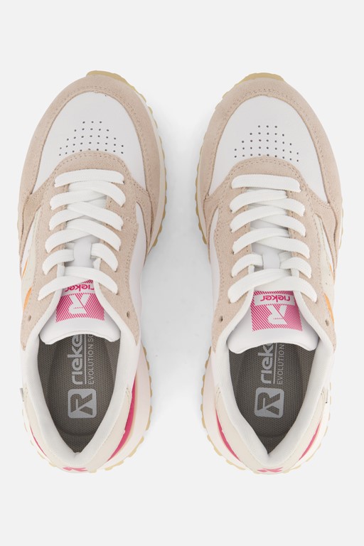 Rieker Sneakers roze Leer