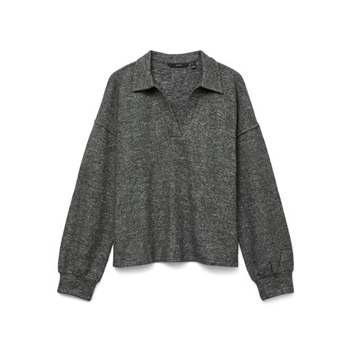 Vero Moda Bella Bluse, Dark Grey Melange, M