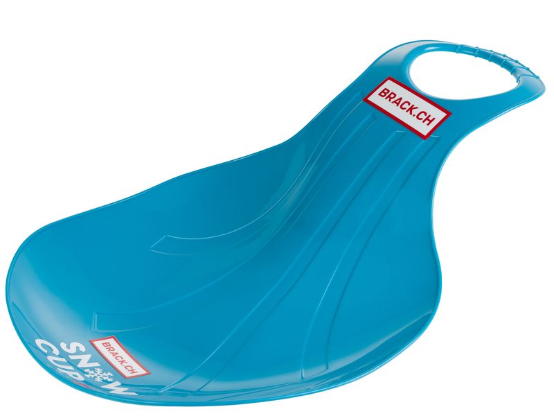 BRACK.CH Schneerutscher Snow Cup Blau Tellerschlitten für Gross und Klein