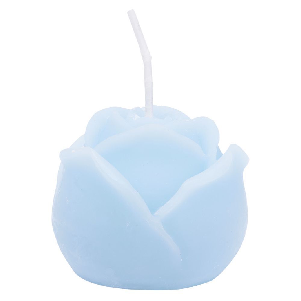 Bougie forme fleur tulipe ou rose Ø4,5xH4cm
