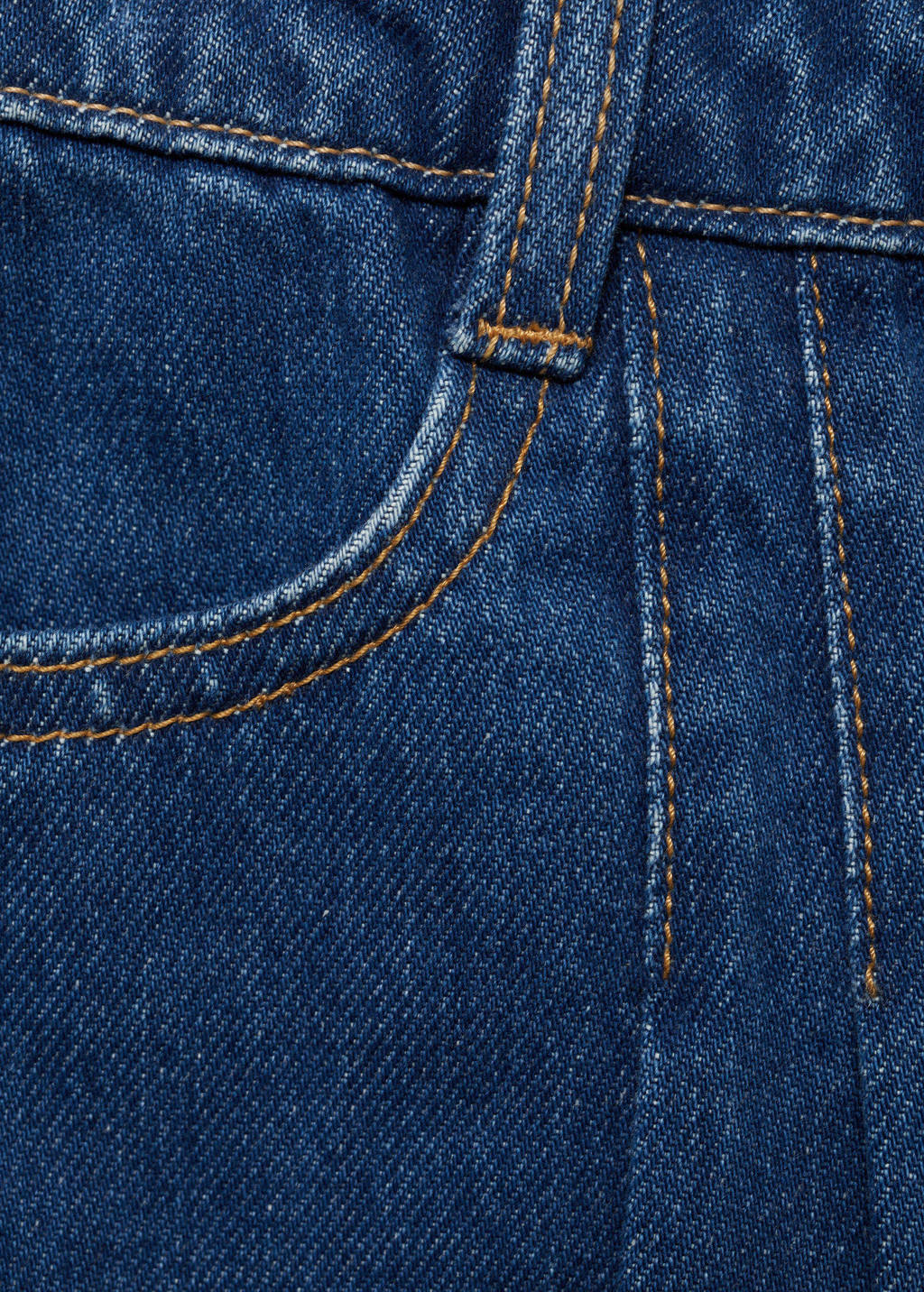 Mango Kids denim spijkerrok medium blue denim