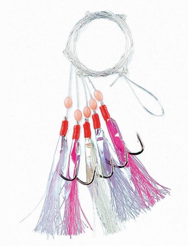 FISKEKROK FLADEN FJÆRHEKLE MULTICOLOUR FLASH STR 2