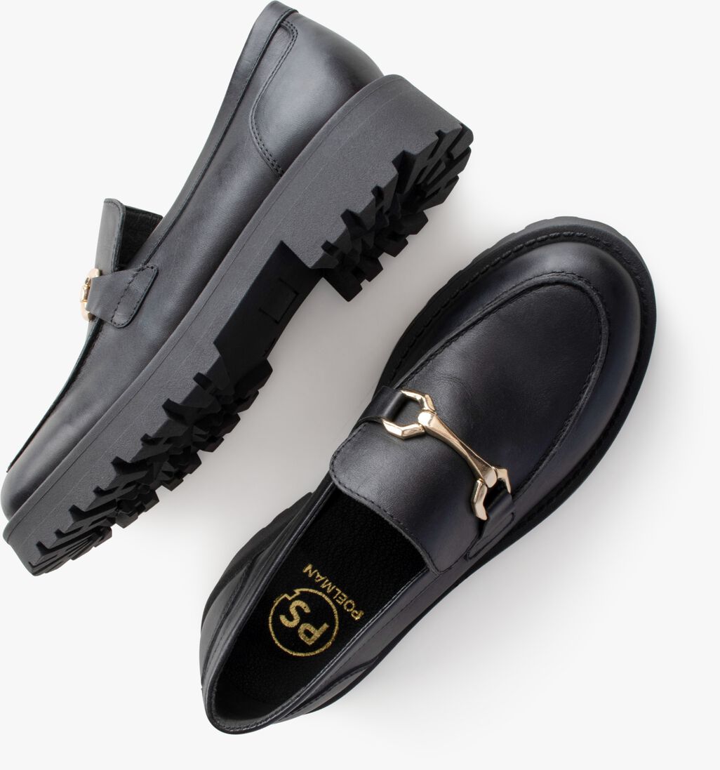 PS POELMAN zwarte ps poelman loafers lein1