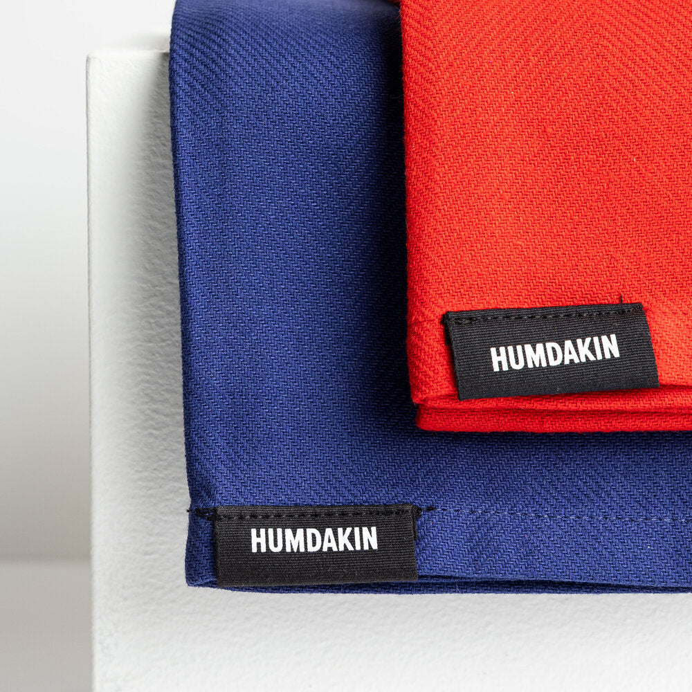 Humdakin  Organic viskestykker, Rushing Red - 2 stk.