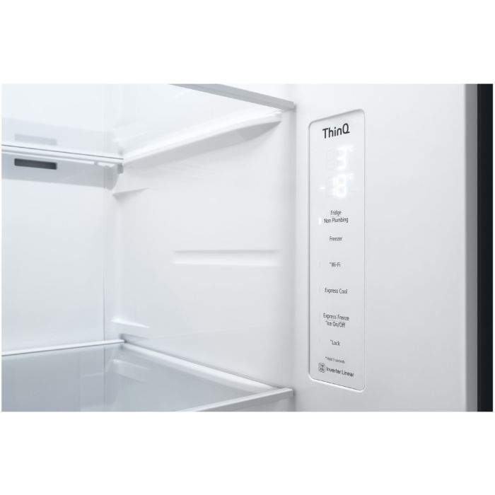 LG Side-by-Side GSLV71PZTD Platinum Silver - interner Wassertank // 70€ LG Cashback