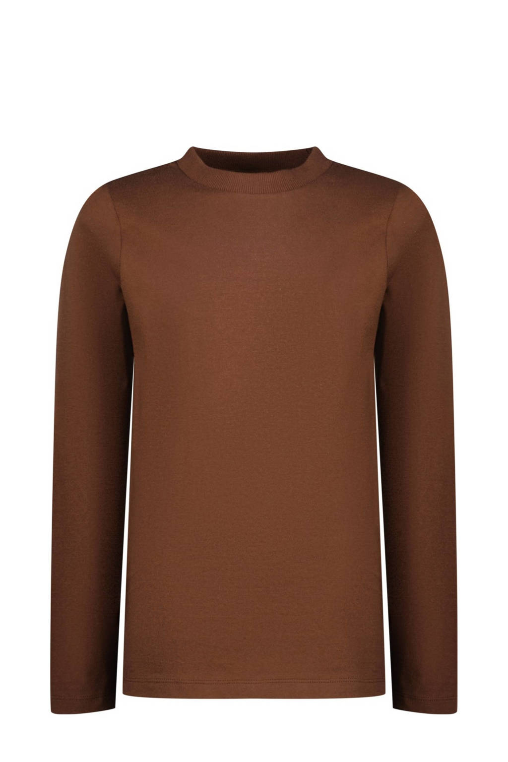 Raizzed longsleeve Kona met backprint warmbruin