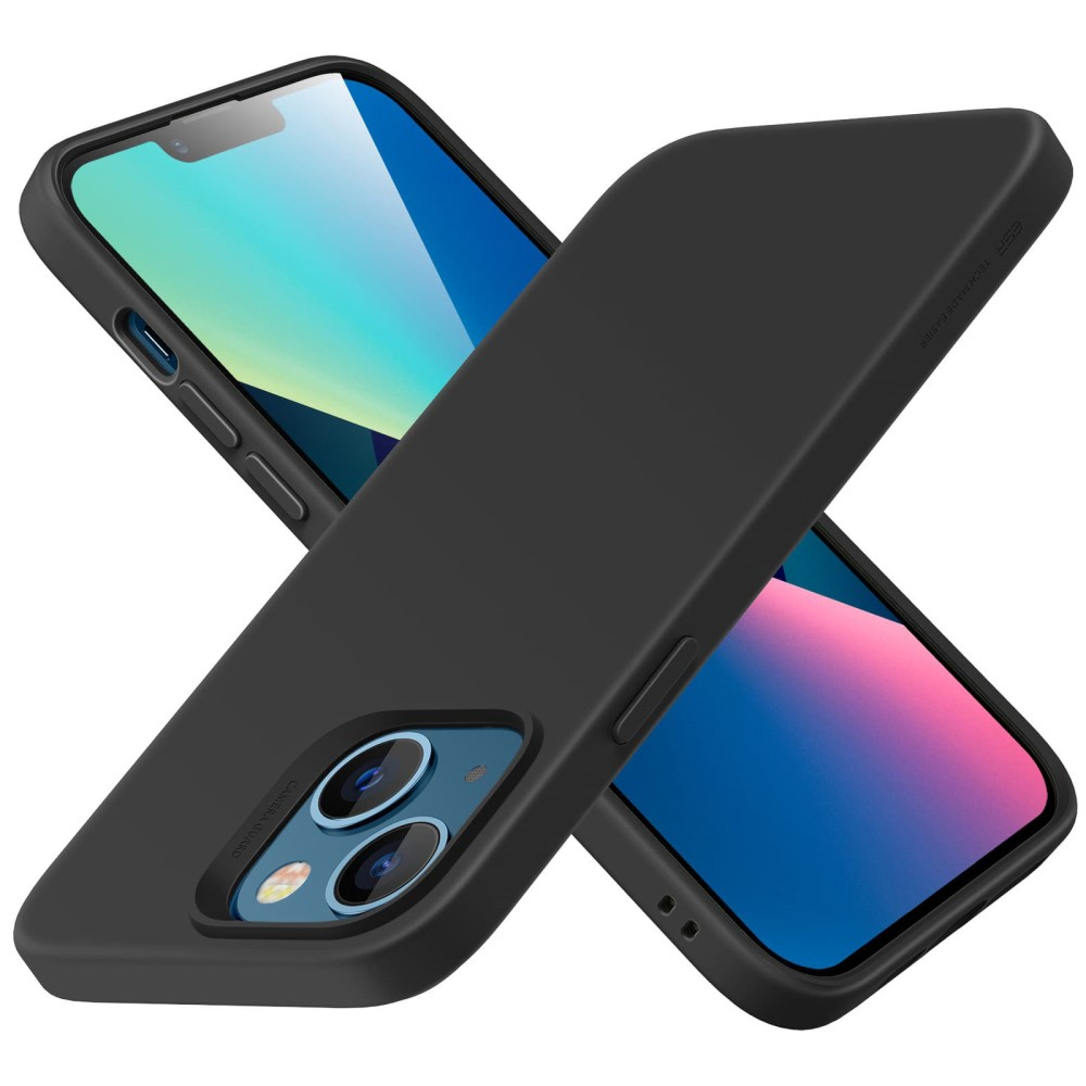 iPhone 13 Cloud Series Silikon Case Hülle - Schwarz