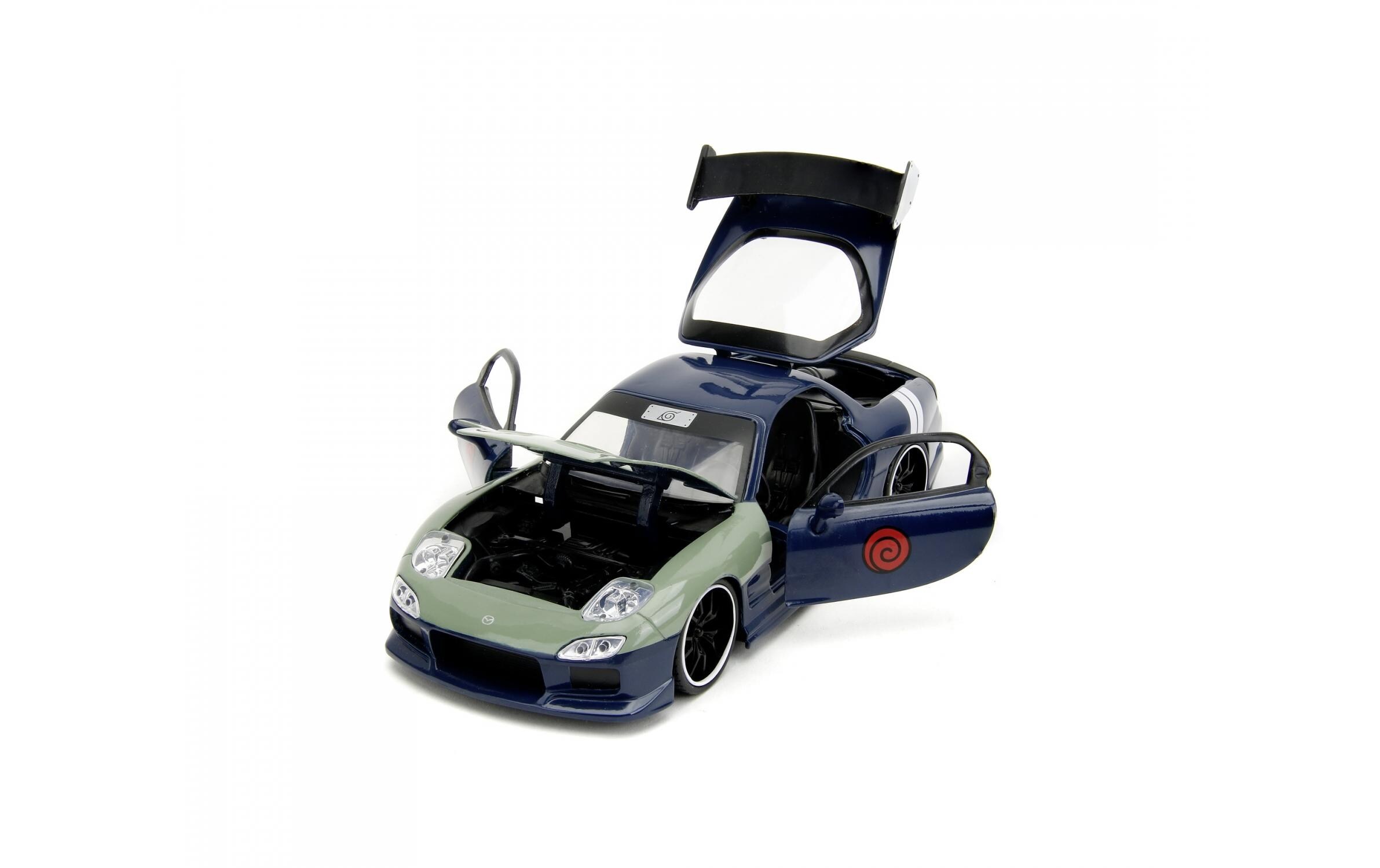 Mazda RX-7 FD Naruto 1:241995 Mazda RX-7 Modellauto mit Kakashi Hatake Figur