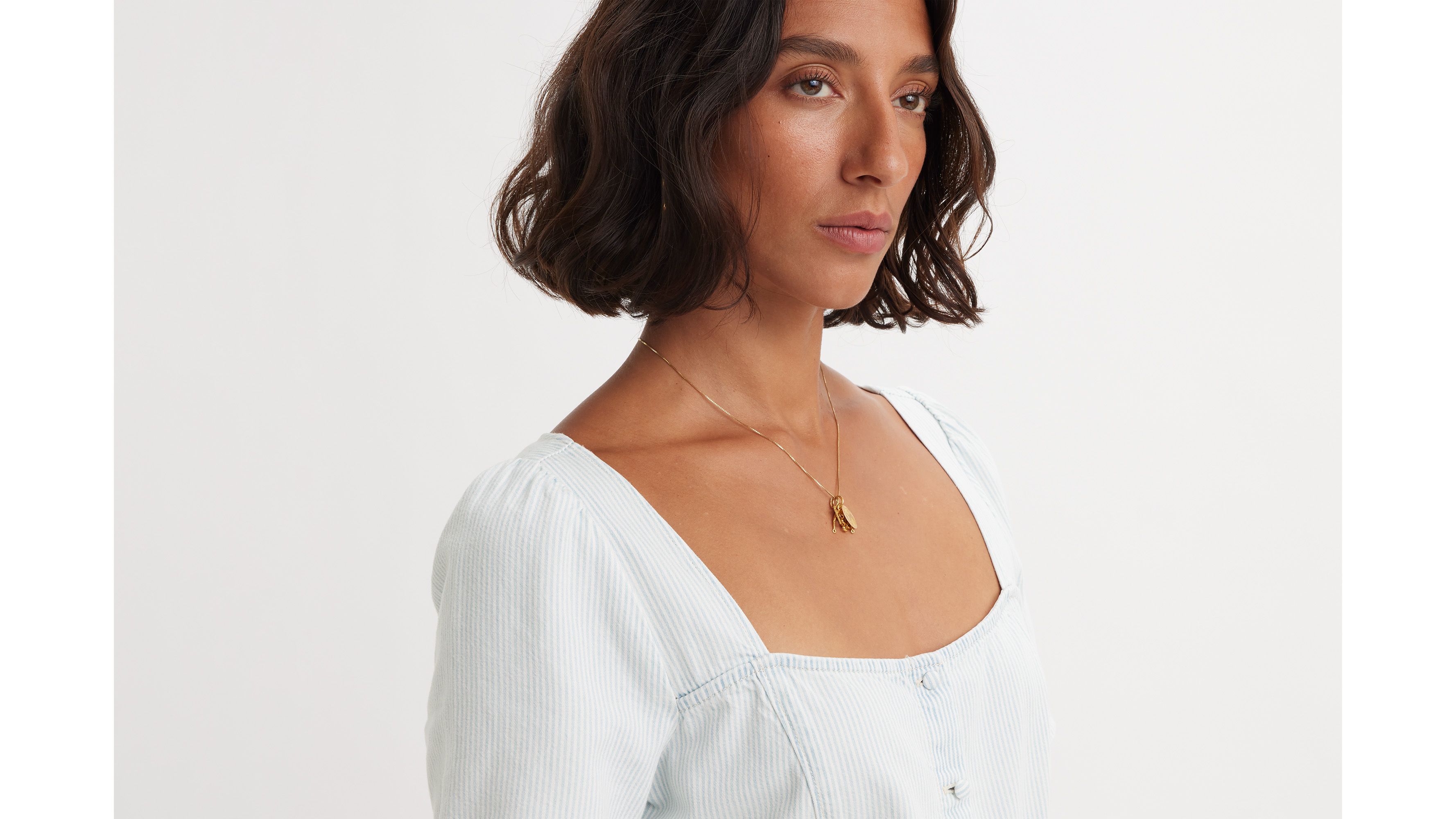 Blouse manche courte Pascale Lightweight - Smell Ya Later - Blanc