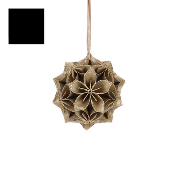 vtwonen ornament bloem glitter Ø10 cm