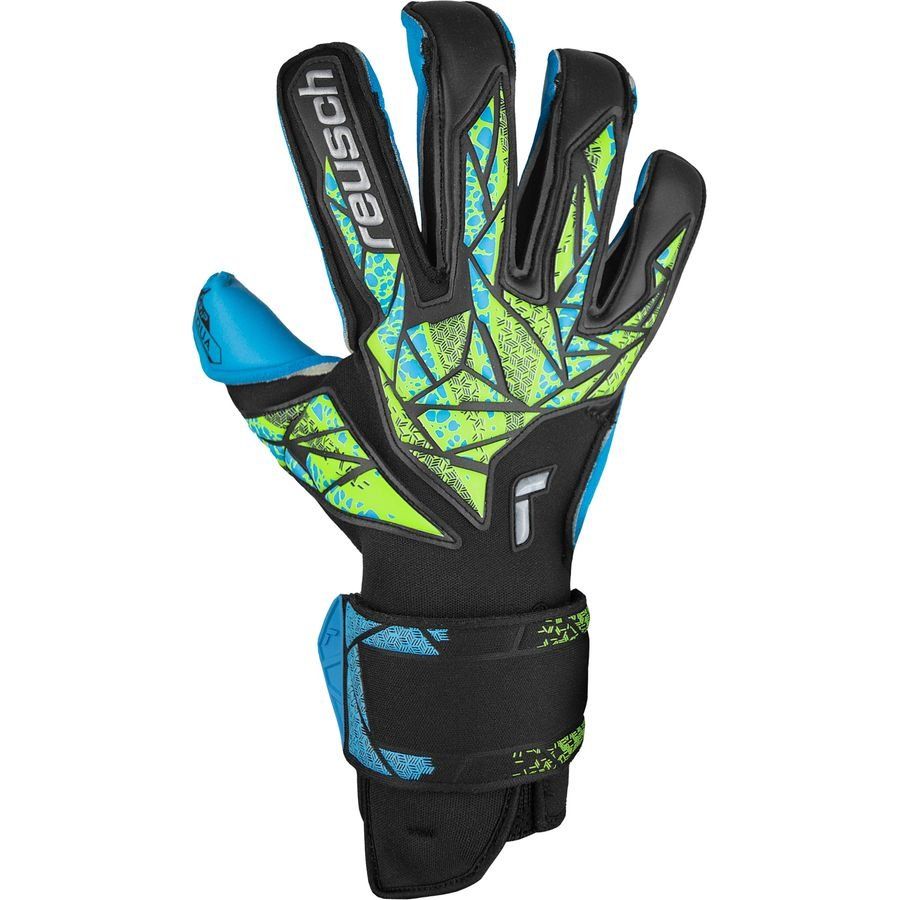 Reusch Gants de Gardien Attrakt Aqua Evolution - Noir/Fluo/Bleu