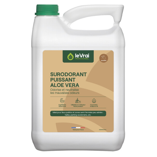 Surodorant Puissant Aloe Vera Le Vrai pour animaux d'élevage