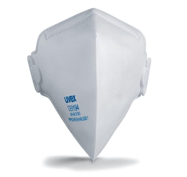 Ansiktsmaske silv-Air classic 3100 FFP 1, foldemaske uten ventil, hvit, 3 stk detaljpakke