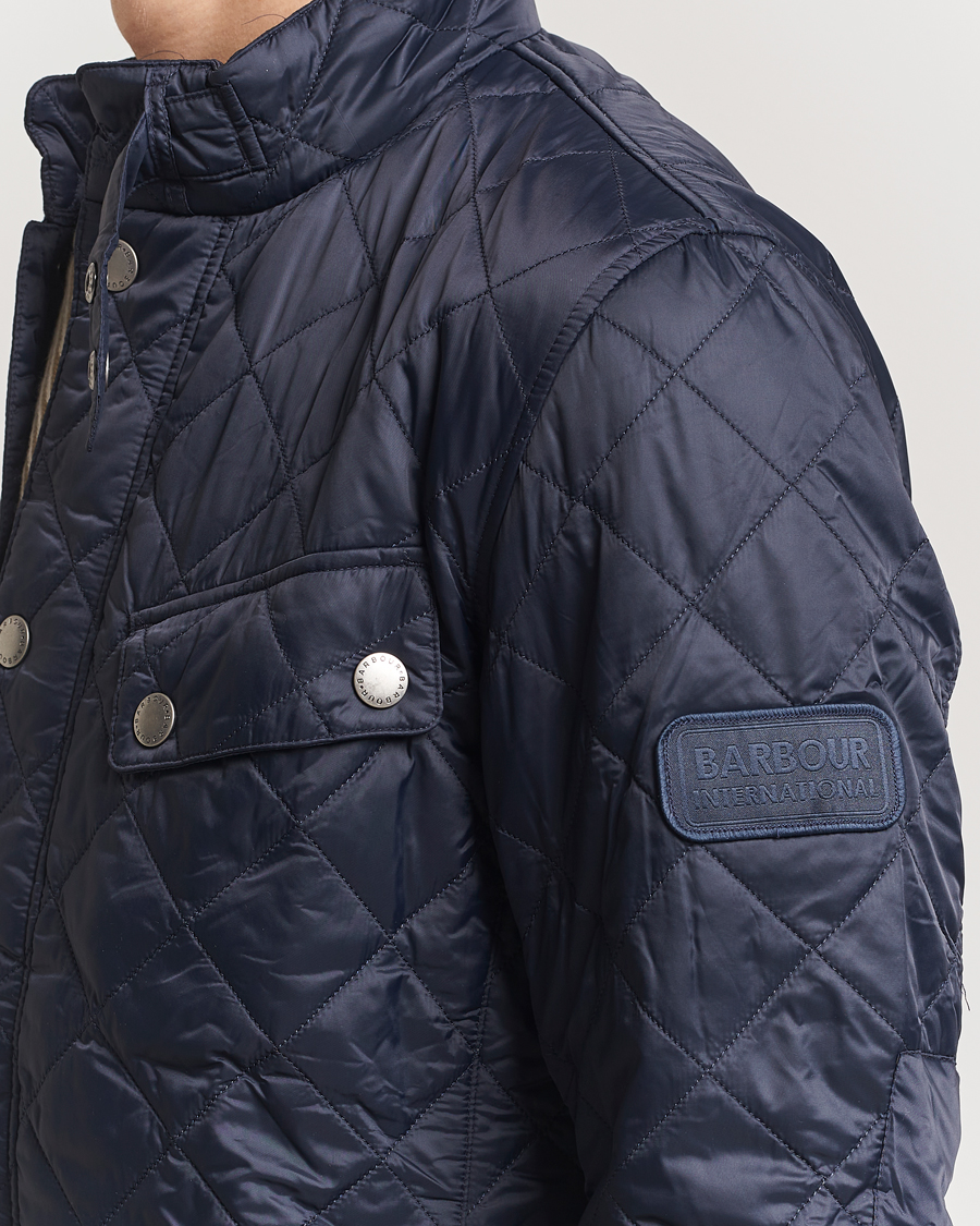 Barbour International Ariel Quilted Jacket Navy