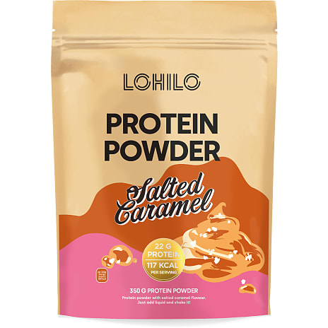 Proteinpulver m. saltkaramelsmag