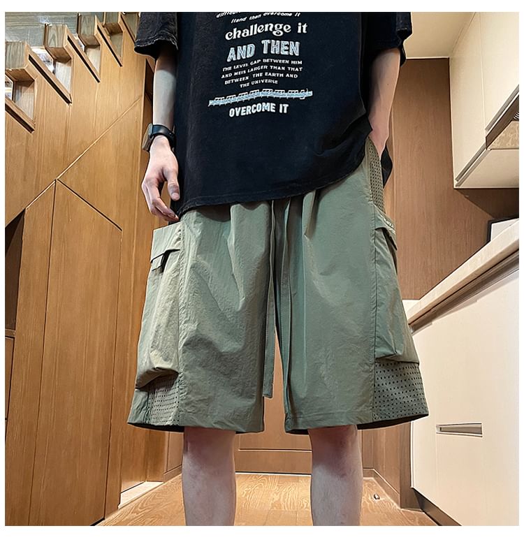 emeisa - Shorts met halfhoge taille en letters