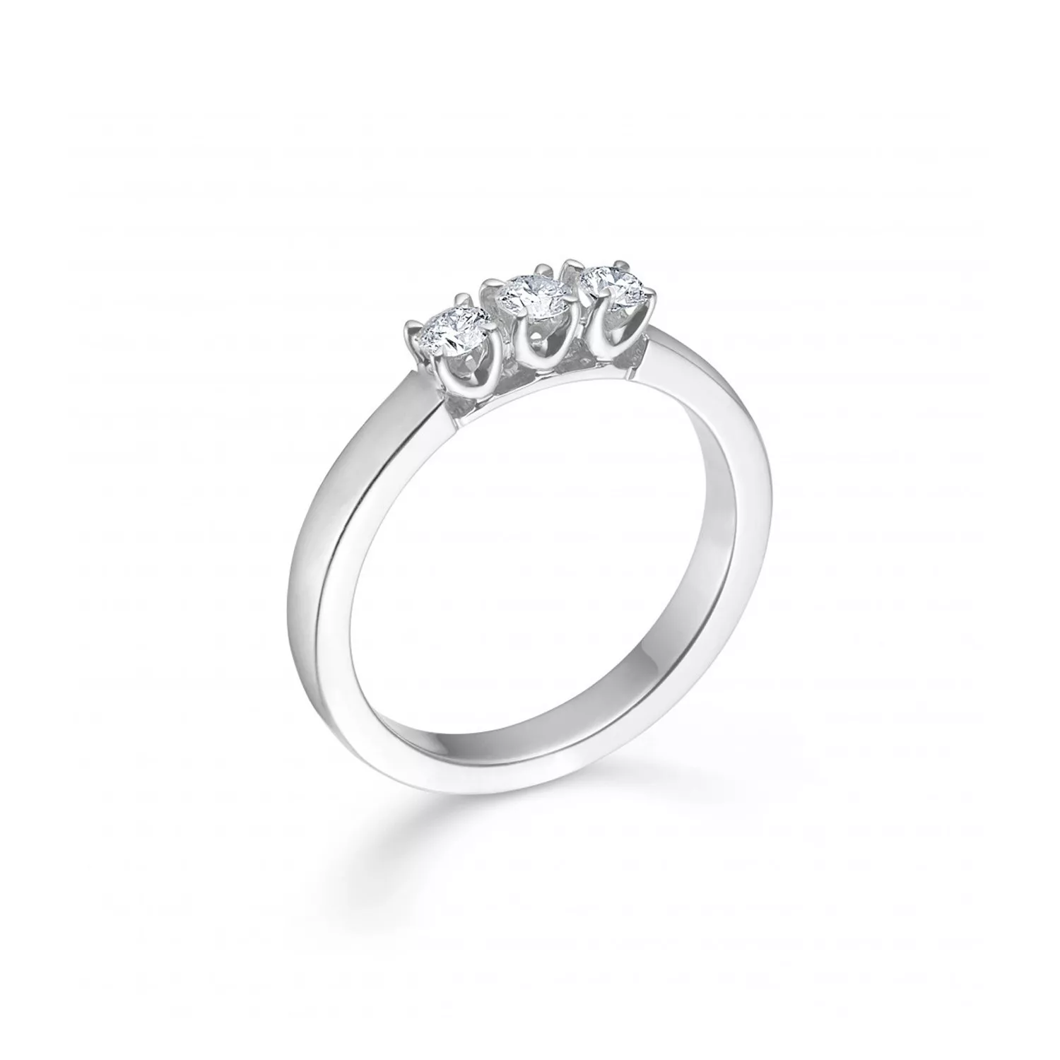 Mads Z Crown Alliance Ring 14 kt. Hvidguld 0,30 ct. 1641893