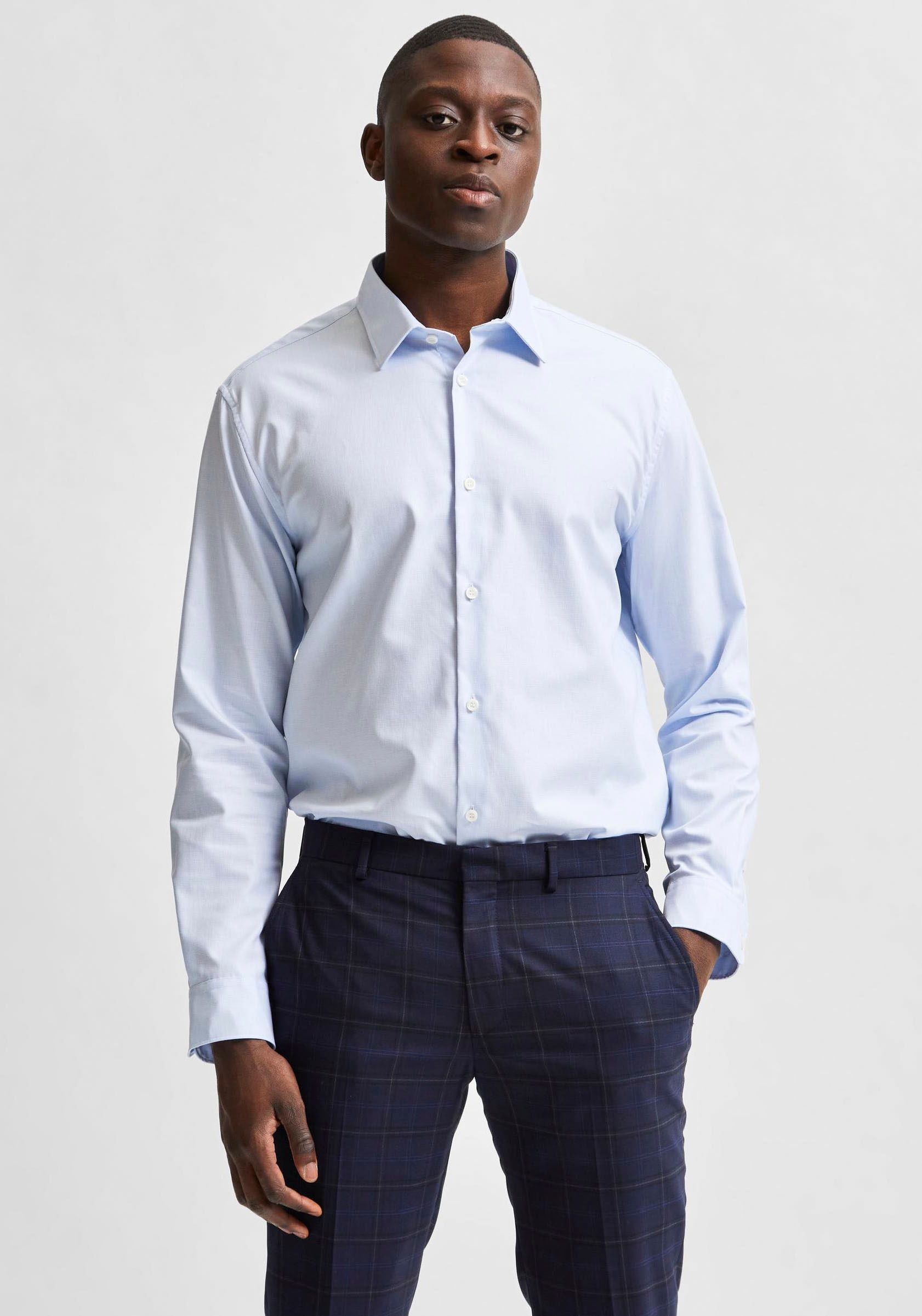 SELECTED HOMME Langarmhemd »SLHREGETHAN SHIRT LS CLASSIC NOOS«